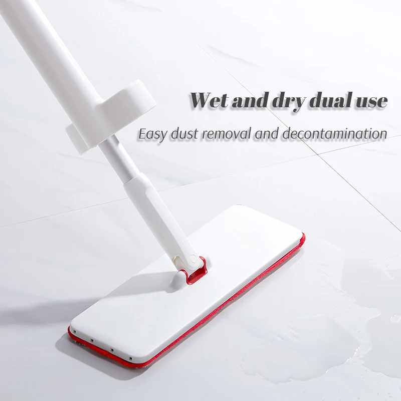 Newest Microfiber Flat Mop Hand Free Squeeze Cleaning Floor Mop with Washable Mop Pads Lazy Mop Household Cleaner Tools 2023