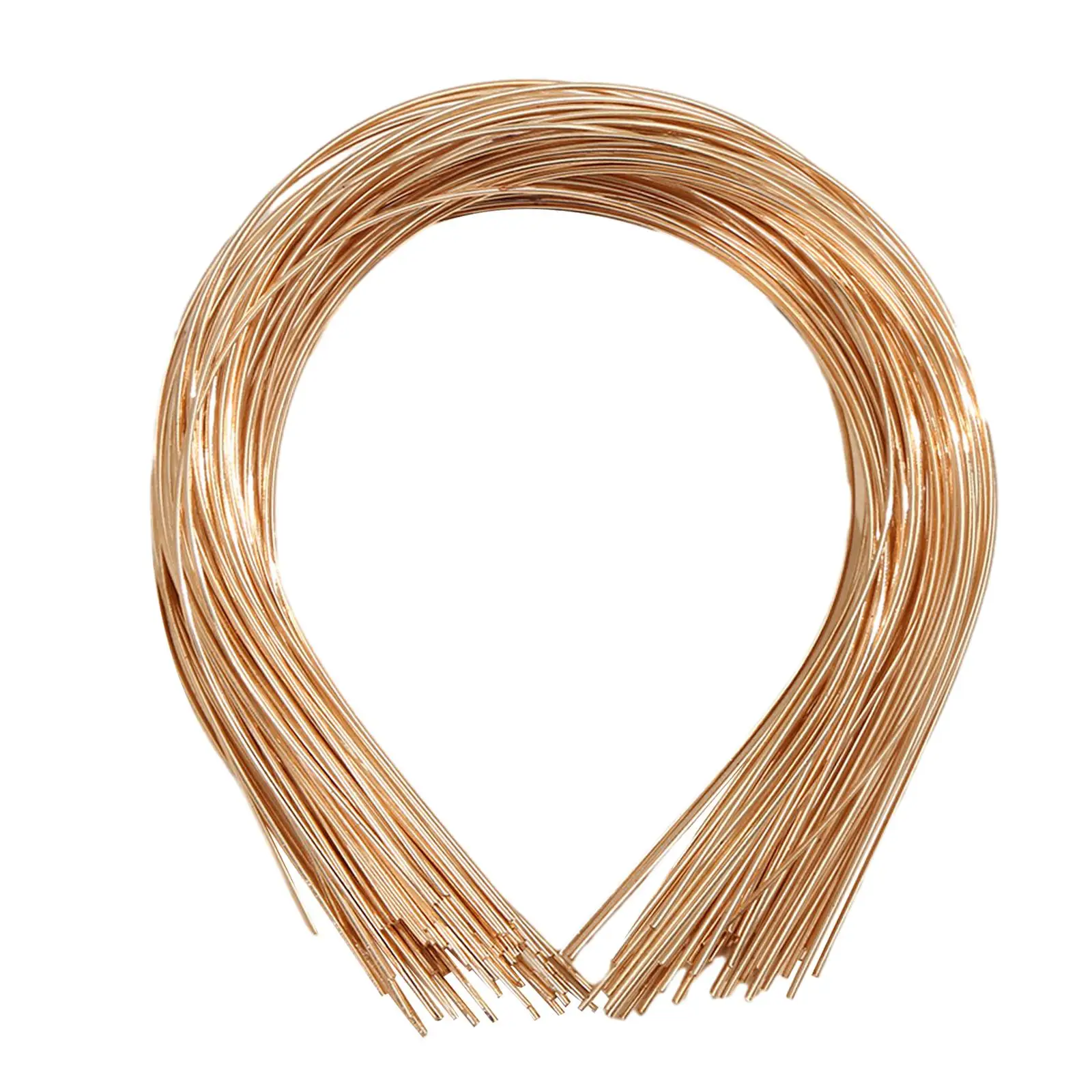 Skinny Blank Hard Metal Headbands for Bulk DIY Hair Band Crafts Set for Girls and Women’s Use 3