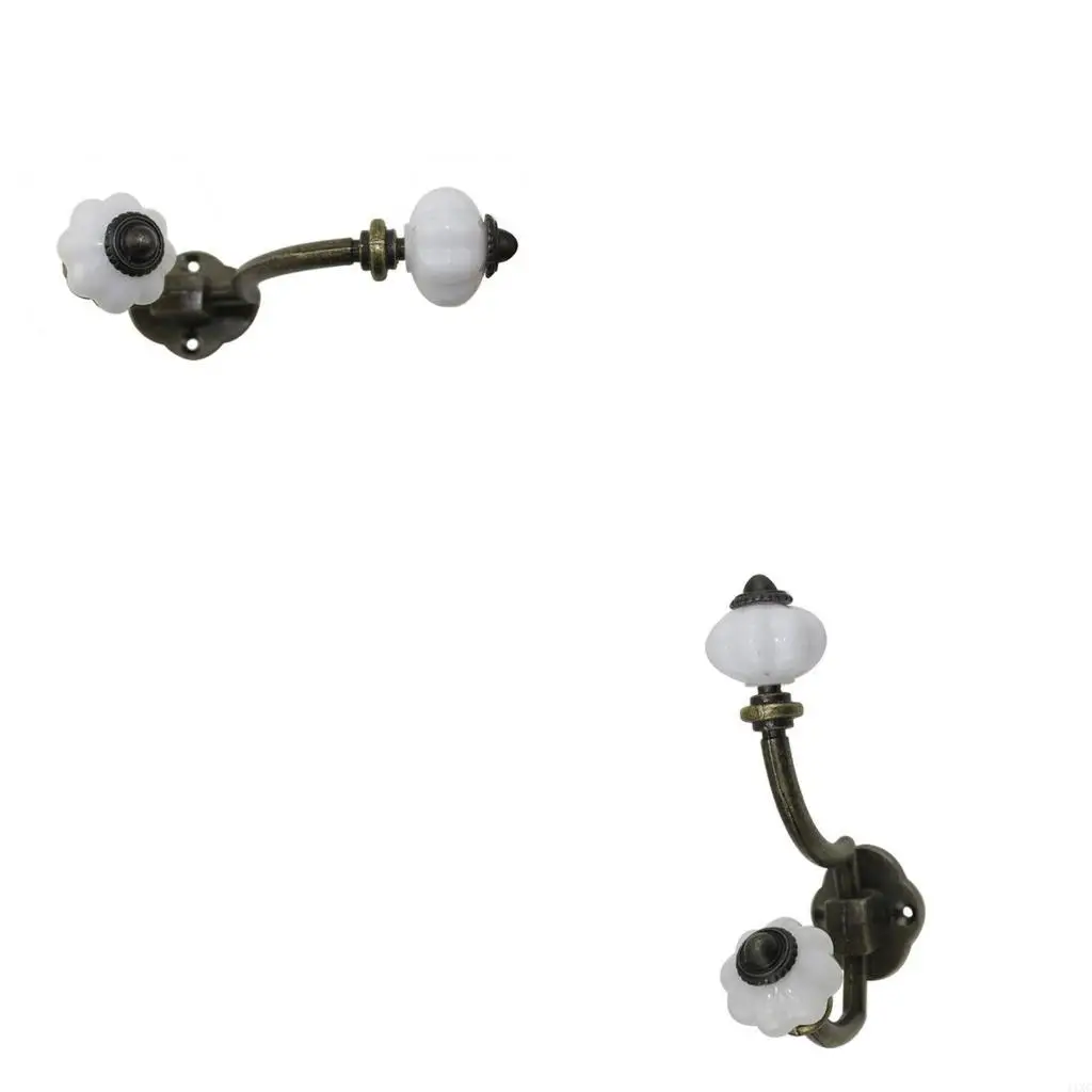 

Европейская вешалка ретро бронзовые крючки для полотенец держатель для домашних стен Организатор тяжелые настенные крючки на