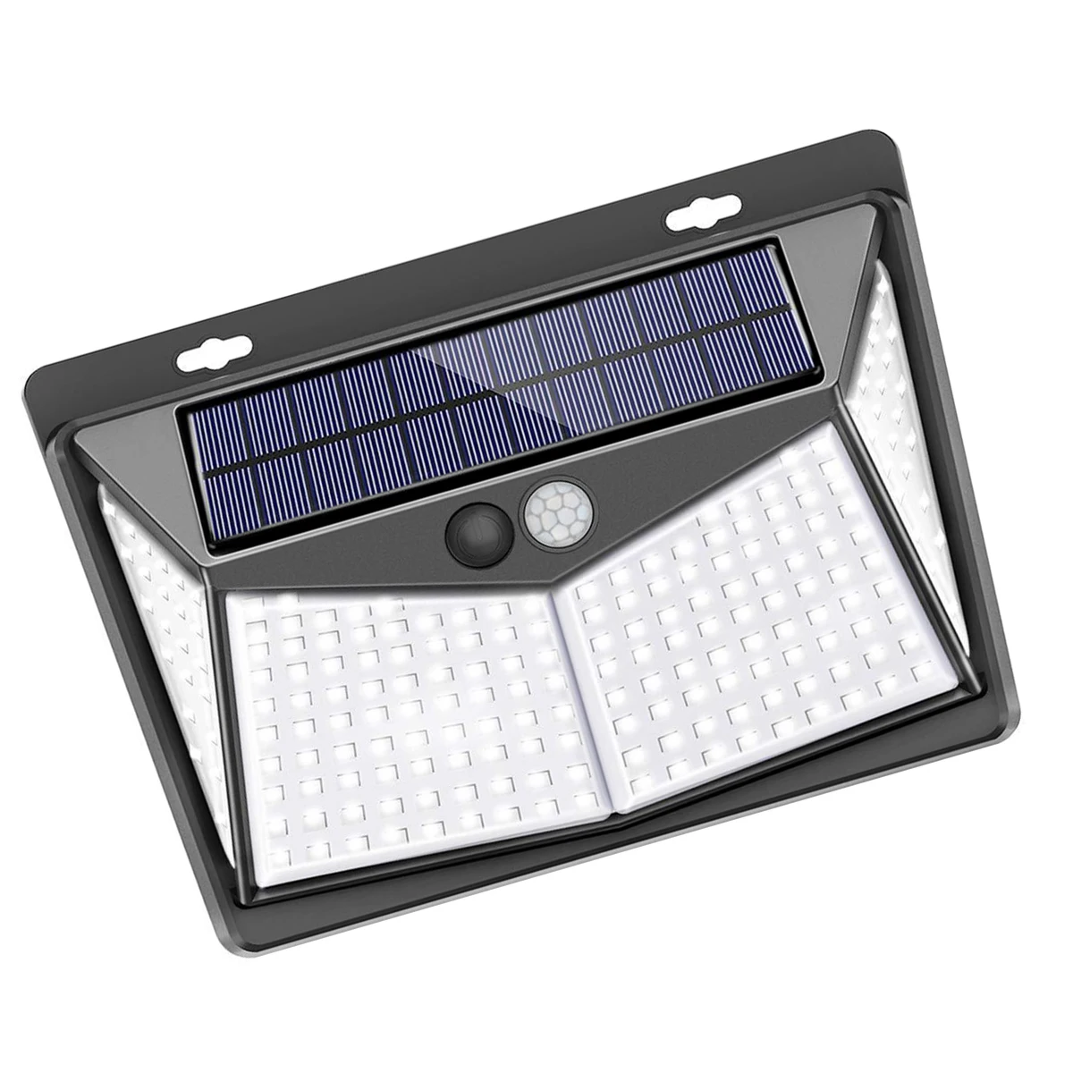 

Solar Powered Wall Light 208 Leds Human Induction Motion Sensor Outdoor LED Lights Solar Waterproof Garden Porch Patio