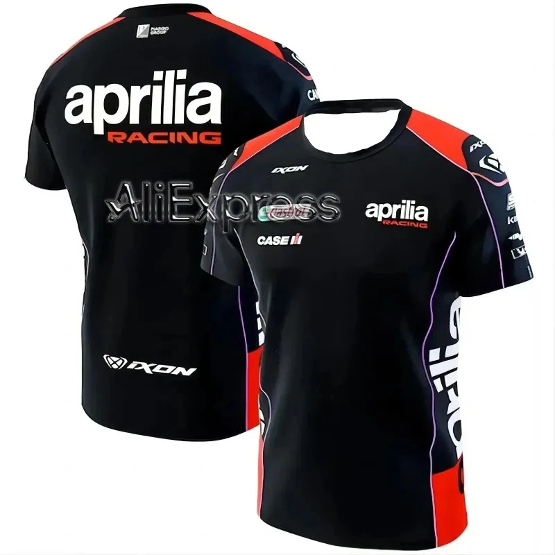 

Новый хит продаж F1 Aprilia спортивный гоночный костюм на лето 2025, мужские и женские повседневные с короткими рукавами и принтом