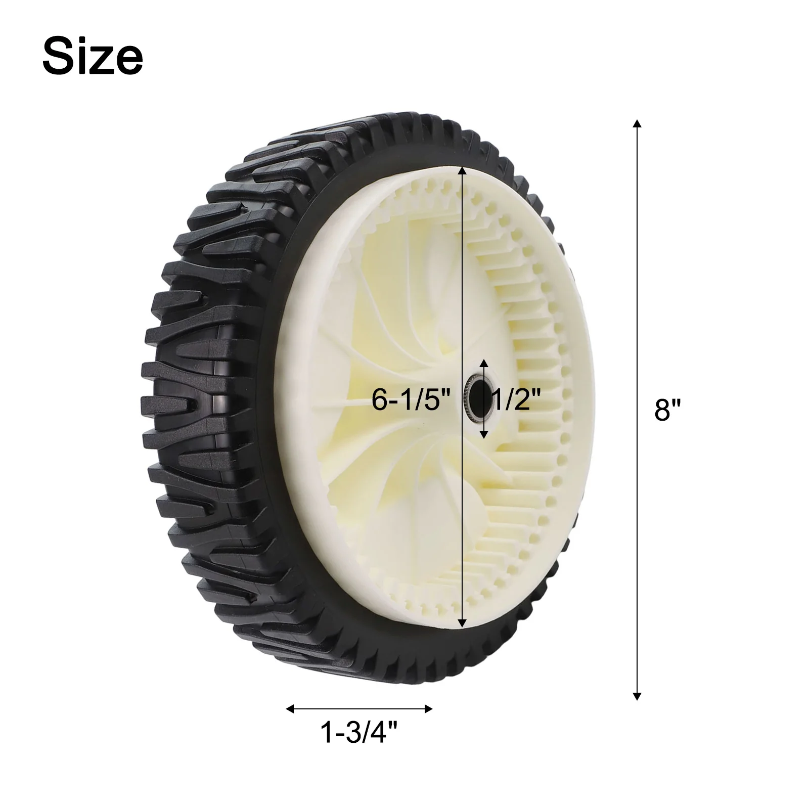 Self-Propelled Mower 8 Inch Wheels 53 Teeth Traction Compatibility With Various Models Width 1-3 4 Inches Home Gardening