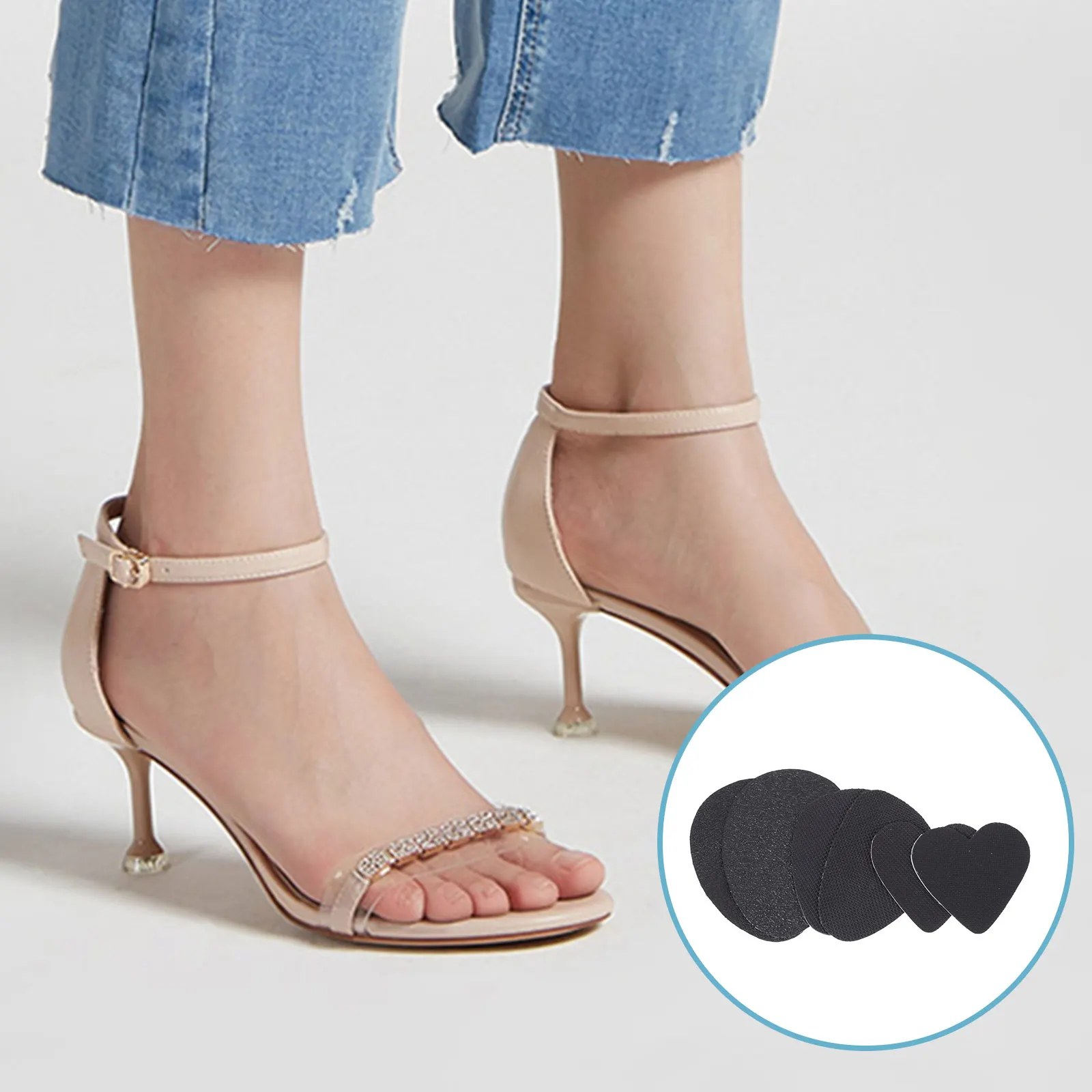 

3 Pairs Anti slip Non slip Rubber Shoe Accessories Pads Insoles High Heels Cushions Sole Protectors Sneaker Pads