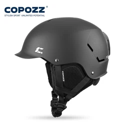 COPOZZ New Upgrade Ski Helmet Men Women Winter Anti-impact Safety Snowboard Helmet Snow Motorcycle Skiing Skateboard Helmet