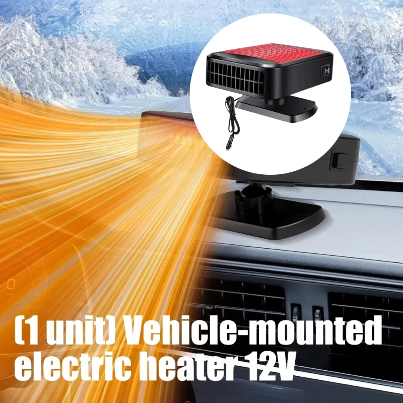 Low Power 12V Car Warmer Heater Reduces Battery Drain for Extended Travel