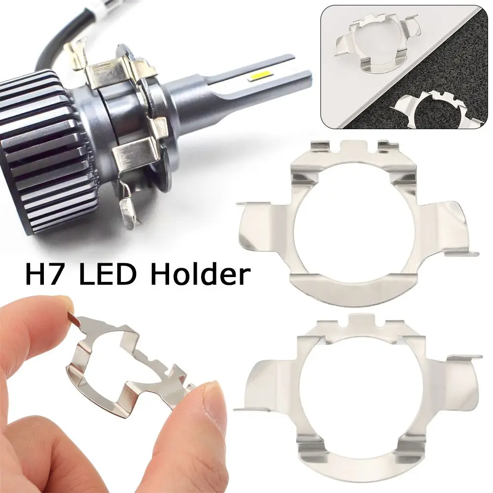 Universal Adapter Deck H7 LED Holder Headlight Base Headlamp Retainer Bulb Socket For Benz BMW Audi VW Buick