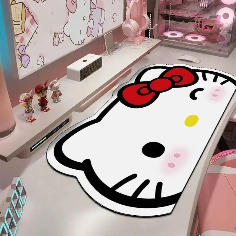 

Mouse Pad Kawaii Kitty Large Size Desk Protector Mat Kitty Cat Waterproof Mousepads Desktop Keyboard Mouse Pads Gaming Mousepad