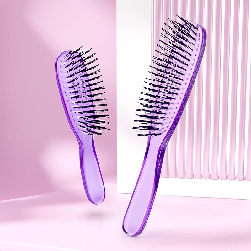 

Crystal Luxury Style Scalp Massage Combs Volumizing Hair Styling Fine Tooth Detangling Comb For Dry And Wet Dual-use Women Gift