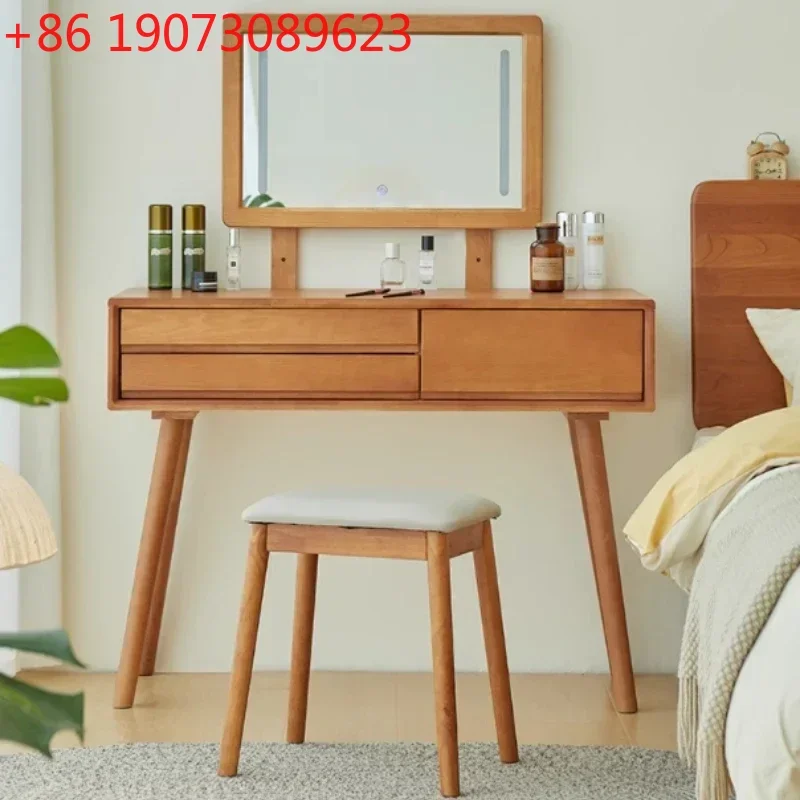 

Square Aesthetic Vanity Table Drawer European Beauty Space Saving Makeup Cabinet Salon