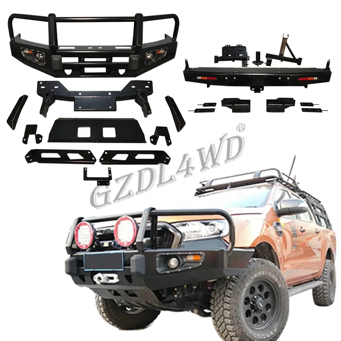 

4x4 Pickup Accessories Rear Bull Bar Auto 4x4 Rear And Front Bumper For ranger T7