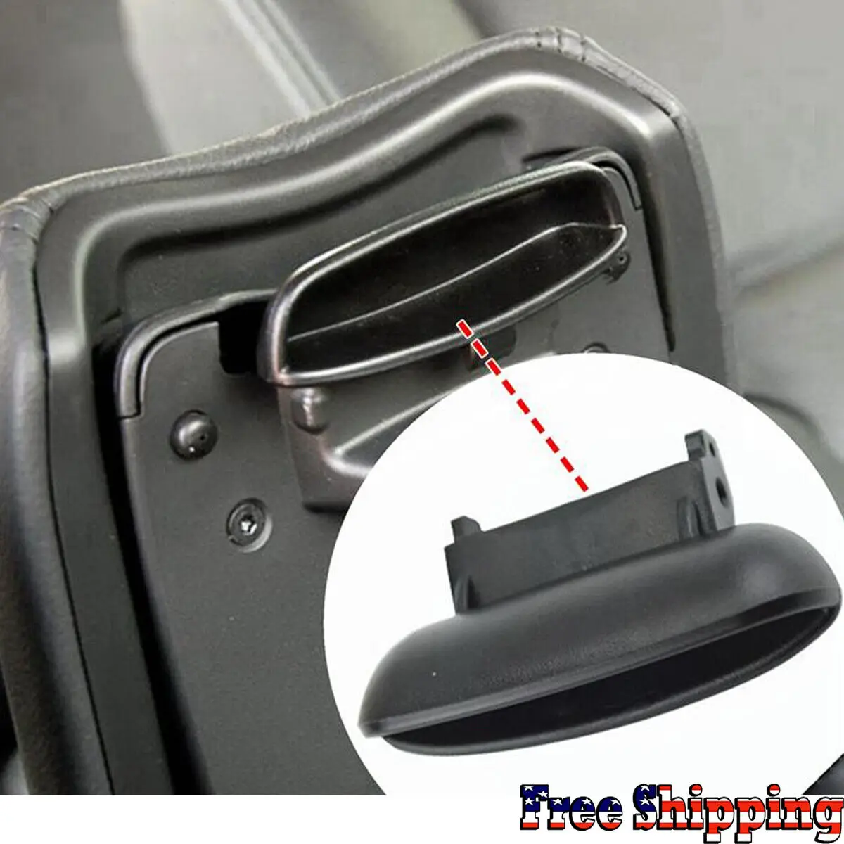 MAGICKIT New Armrest Cover Lid Lock Center Console Latch & Spring For Honda Civic 2006-2011 car accessories