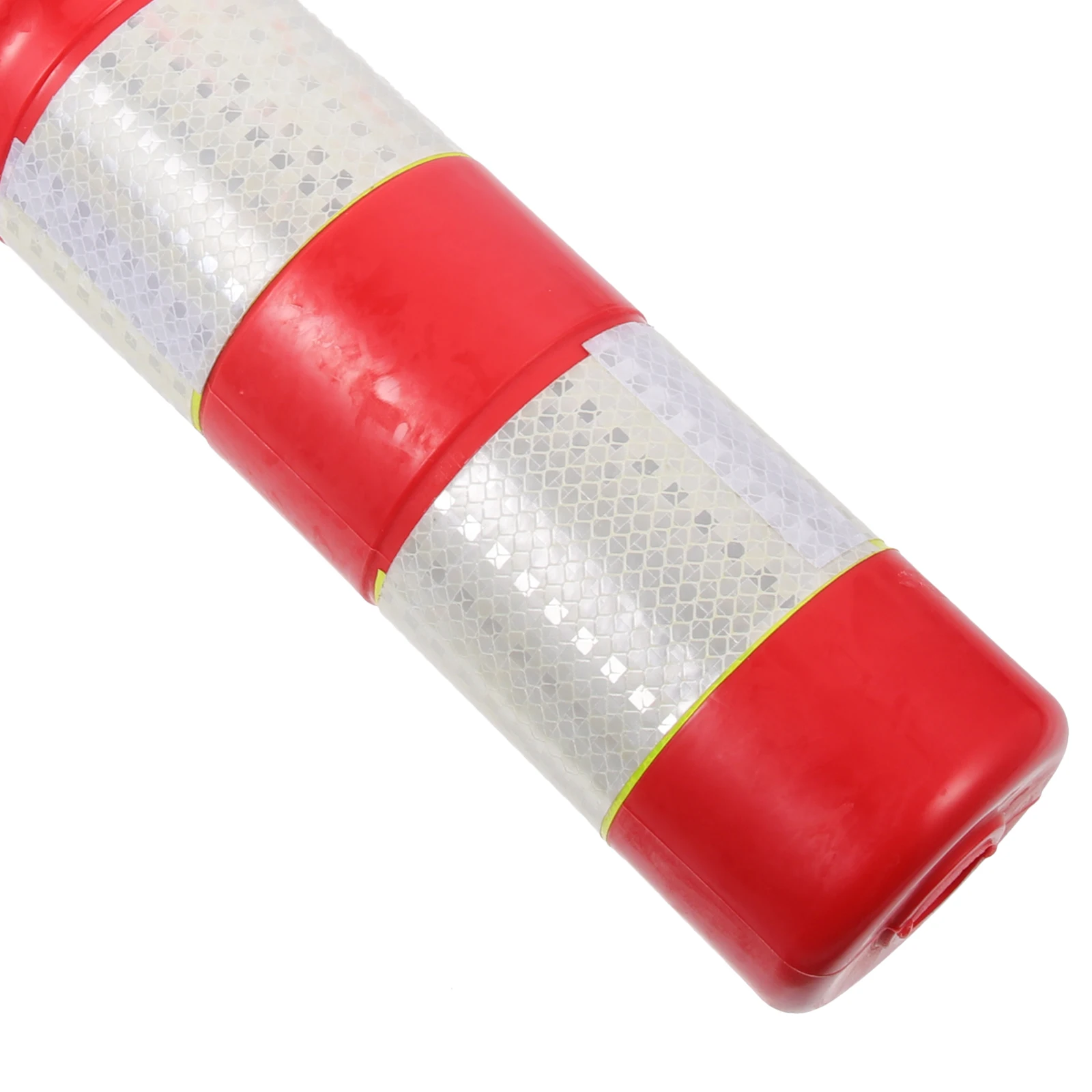 450MM White Crash Column Traffic Warning Pile Reflective Road Barricade Plastic Isolation Pile Adjustable Position