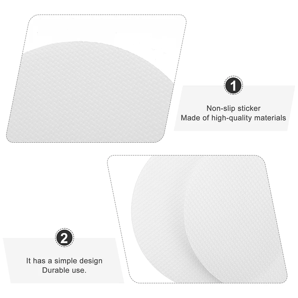 

20 Pcs Non slip Stickers Anti slip Bathroom Floor Safety Bathtub Step Peva Self adhesive Wear resistant Waterproof Moisture