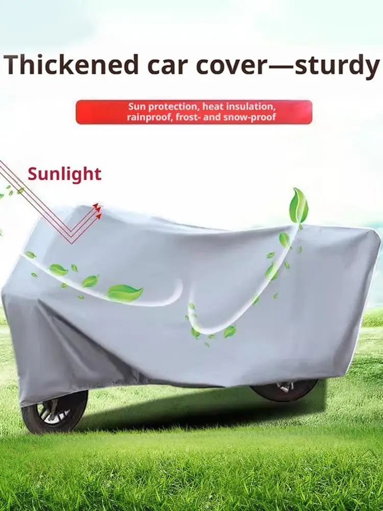 AliExpress NONE 1pcs Motorcycle Bike Cover Waterproof Windproof UV Protection Dustproof E-Bike Cover For Indoor Outdoor All Season Storage