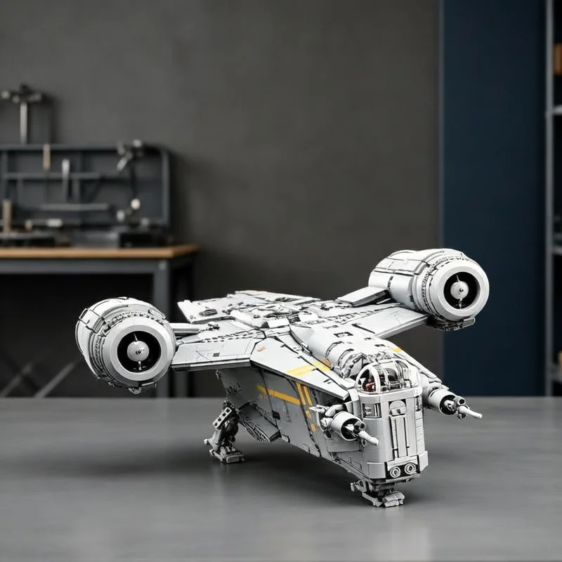 

Конструктор 75331 UCS Razor Crest, 6187 деталей, модель для сборки, подарки для детей на день рождения, сувениры для гостей, декор для дома