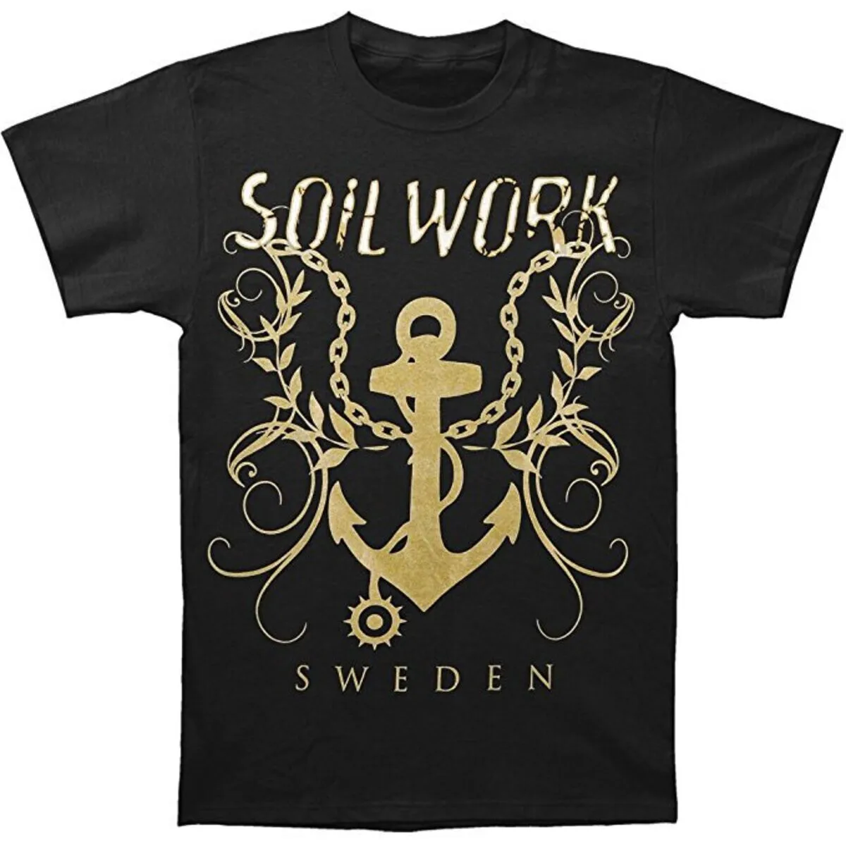 SOILWORK cd lgo SWEDEN ANCHOR Official SHIRT XXL New OOP overgivenheten machine