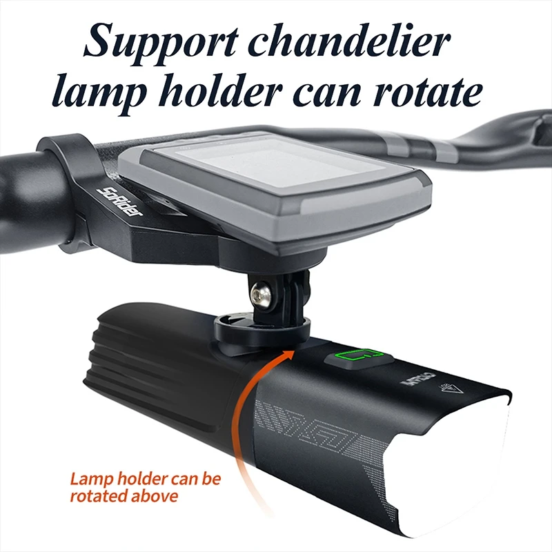 CYCLAMI X7 Lights Smart Headlights  USB Rechargeable Road Mountain Bike Front light 1000 Lum Replaceable Battery Gopro Mountable image 5