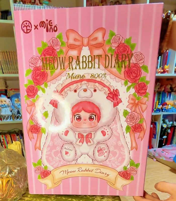 Mielno Meow Rabbit Diary 800% Series Plush Dolls Blind Box Cute