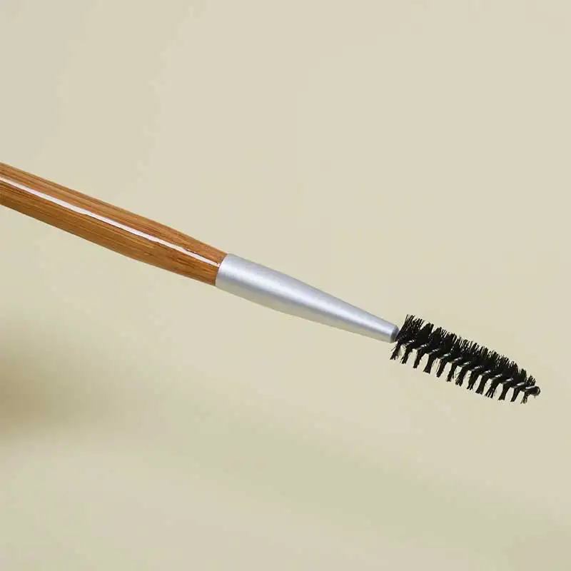 Make Up Brush Eyebrow Brush Eyelash Comb Tool Bamboo Handle BSF Soft Hair Portable Multifunction Makeup Brush For Girl