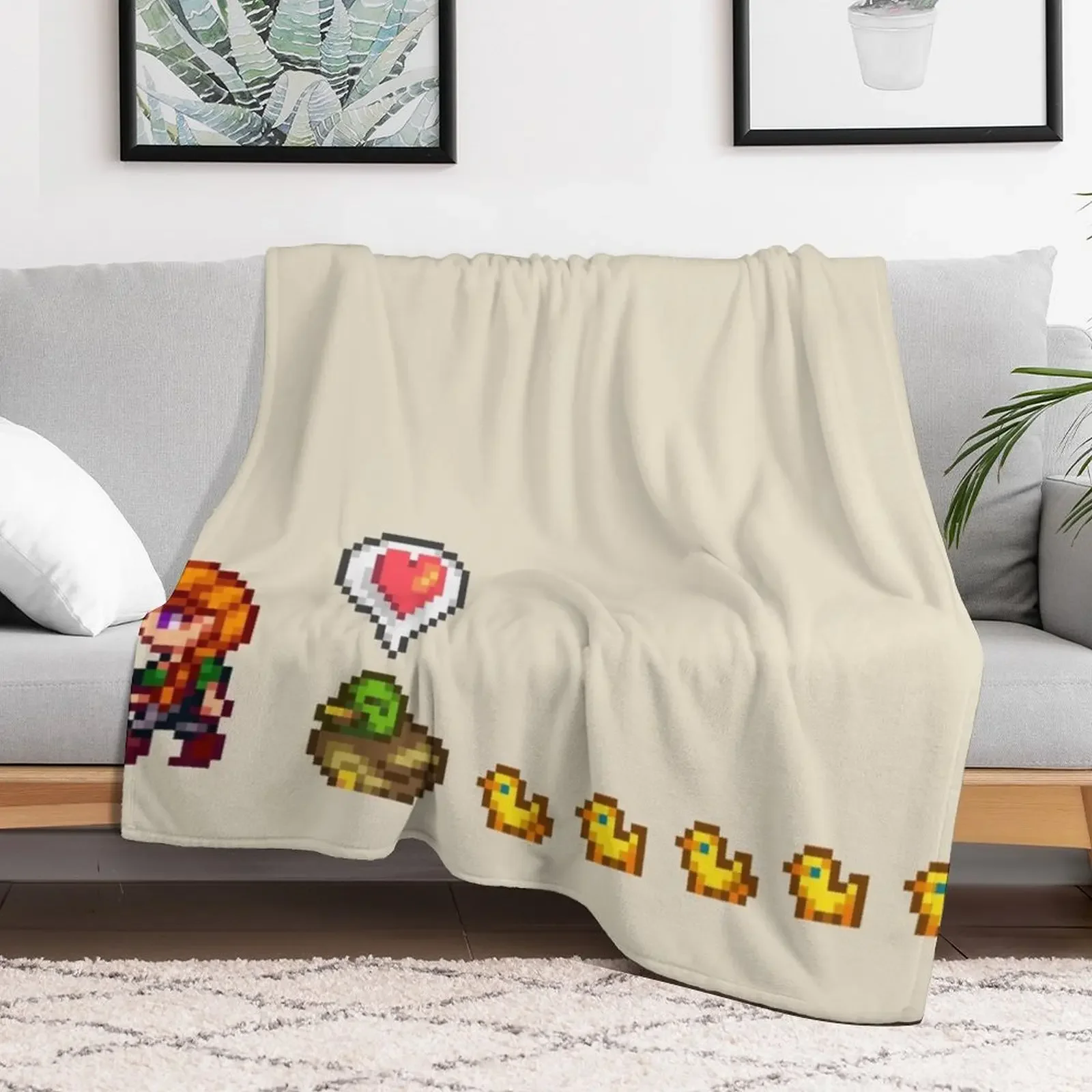 Ducklings of the Valley Throw Blanket For Baby Soft Beds Blankets