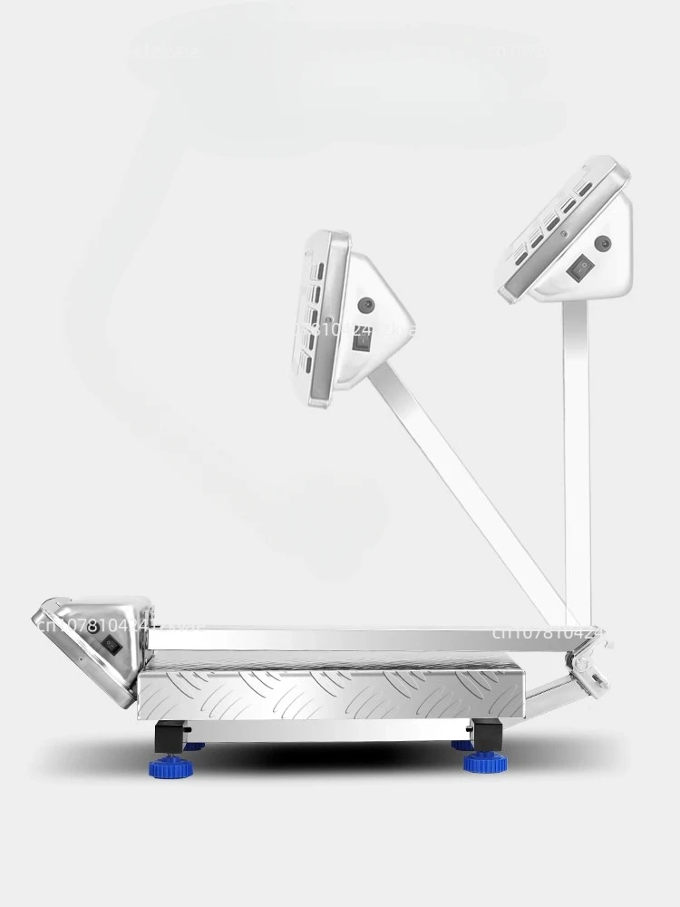 Commercial bench  stainless steel 150kg electronic scale 100kg  scale folding scale stainless steel material waterproof