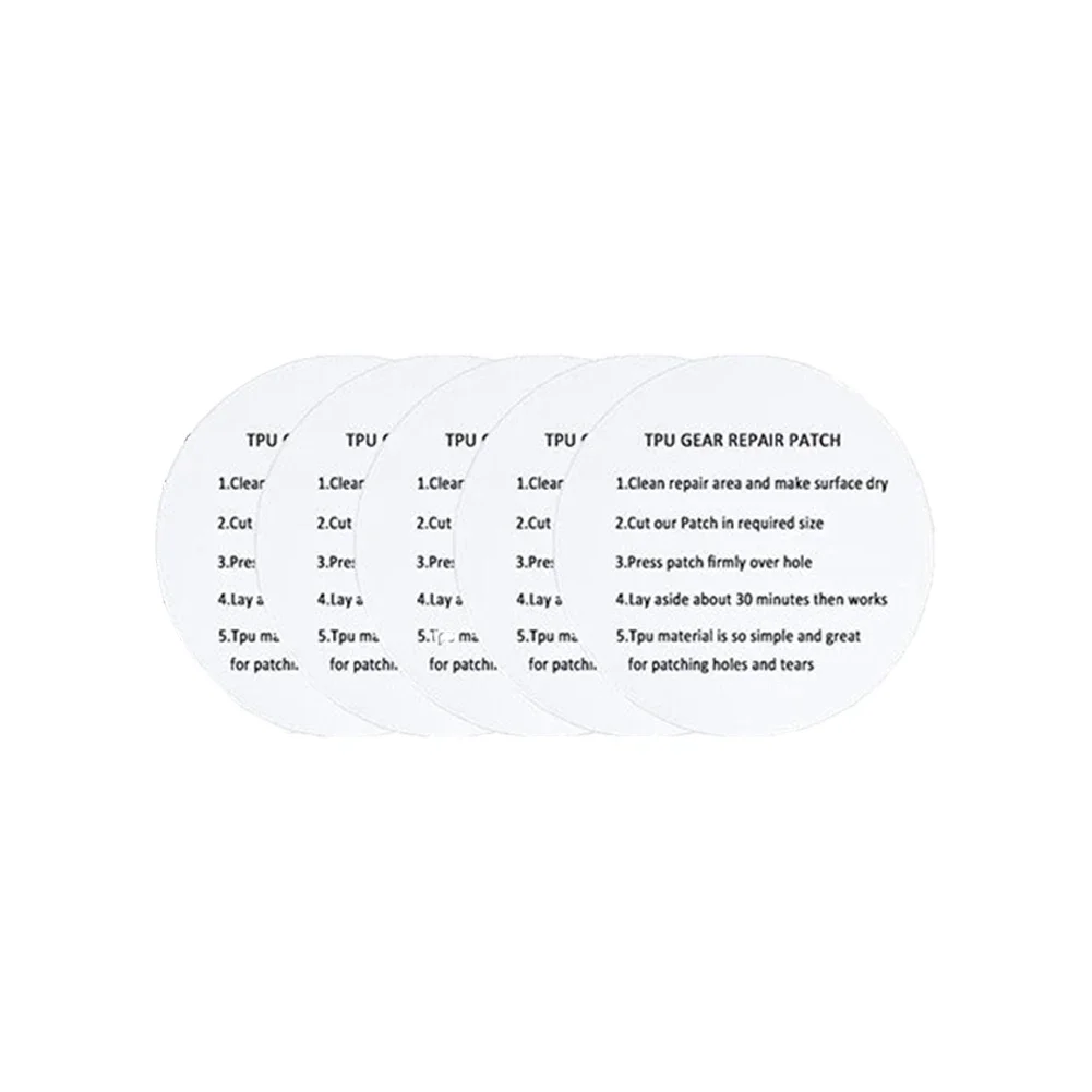 

5/10/15pcs/set Repair Patch Round Inflatable Self-Adhesive Repair Patches Stickers TPU Repair Transparent Waterproof Patch