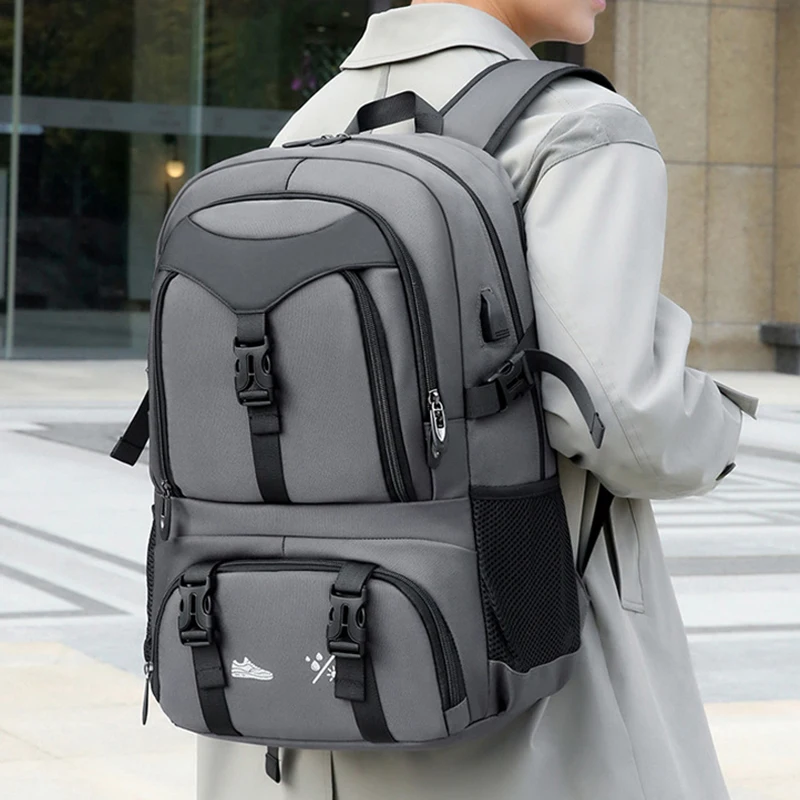 Multifunctional Leisure Backpacks Large Travel Backpack  Independent Shoe Compartment Business Bag Outdoor Sport Waterproof Bags