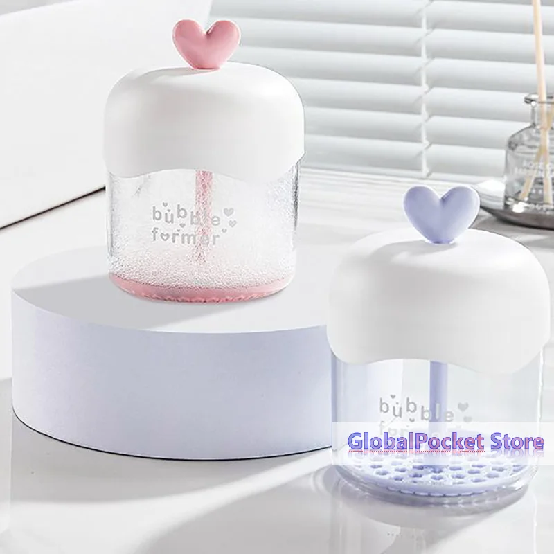 Portable Face Cleanser Shower Bath Shampoo Gel Foam Maker Bubble Press Foamer Device Cleansing Foaming Cup Make Up Removal Tool - view 3