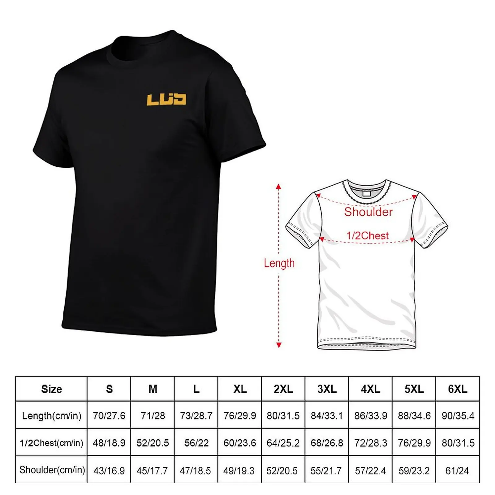 LCS Lucas Logo T-Shirt Casual Loose Fit Short Sleeve T-Shirt