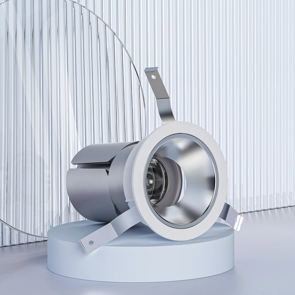 High Quality Hotel Smart Round LED Downlight Slim Anti-Glare Trimless for RGB 3000K 4000K IP44 8W & 15W