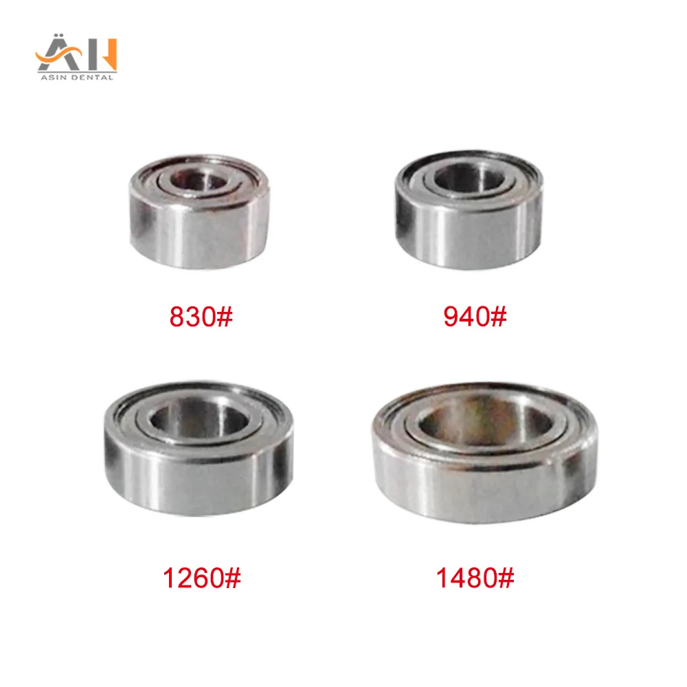 4pcs/set Dental Bearing 120L Handpieces Bearings For 204/90 Micromotor Stainless 35000RPM Low Speed Motor Handle For Laboratory