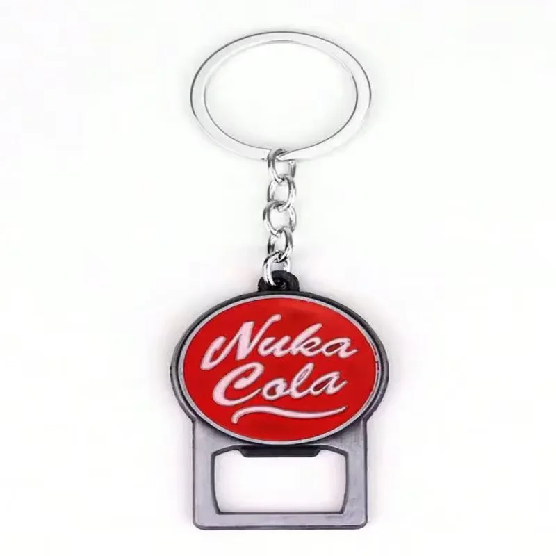 Pip Boy Nuka Cola FALLOUT Radiation 4 Keychain Beer Bottle Opener Key Pendant