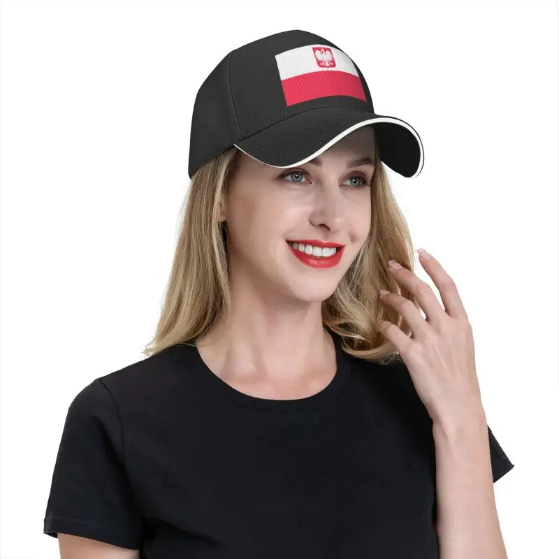 Personalized Flag Of Poland Baseball Cap Sun Protection Women Men's Adjustable Dad Hat Spring