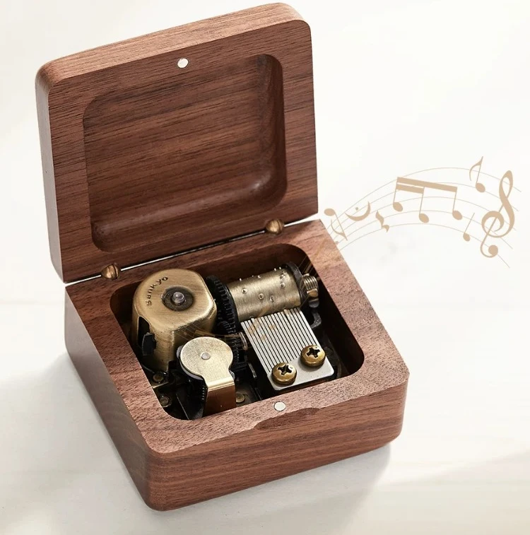 

Wooden Music Box Music Box Bird's Poem Vintage Custom Children Little Girls Girls Creative Birthday Gifts Girls