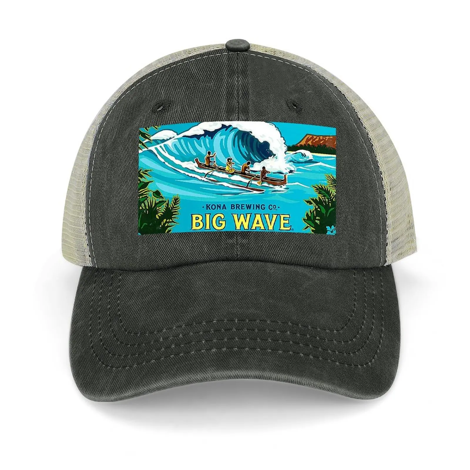 

Big Wave Baseball Cap Rugby Winter hat funny hat Funny hats Caps For Men Women's