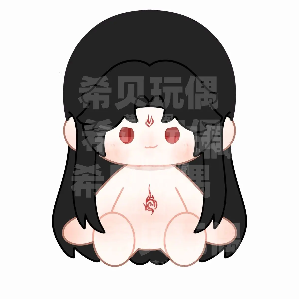 อะนิเมะ Scum Villain Self ประหยัดพลังงานระบบ Luo Binghe 40 ซม.ตุ๊กตาผ้าฝ้ายตุ๊กตาคอสเพลย์แต่งกายของเล่นท่านั่งหมอน