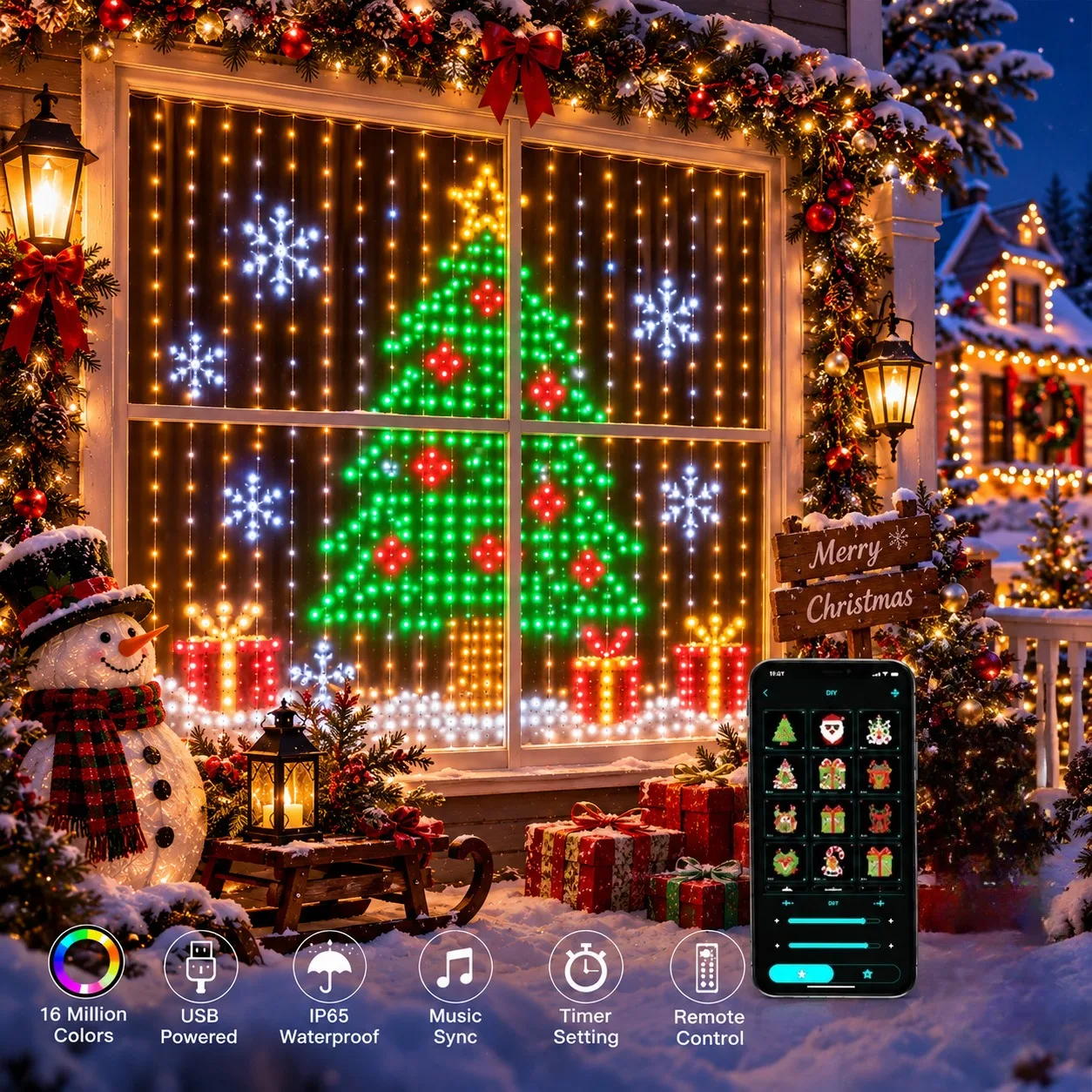 Kerstlichtsnoer LED-gordijnver - Led Fairy String Lights recensie en prijs