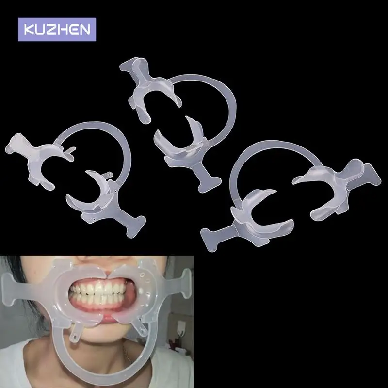 1/2PCS Dental Material Mouth Opener Orthodontic C Type Transparent Tooth Intraoral Lip Cheek Retractor High Quality