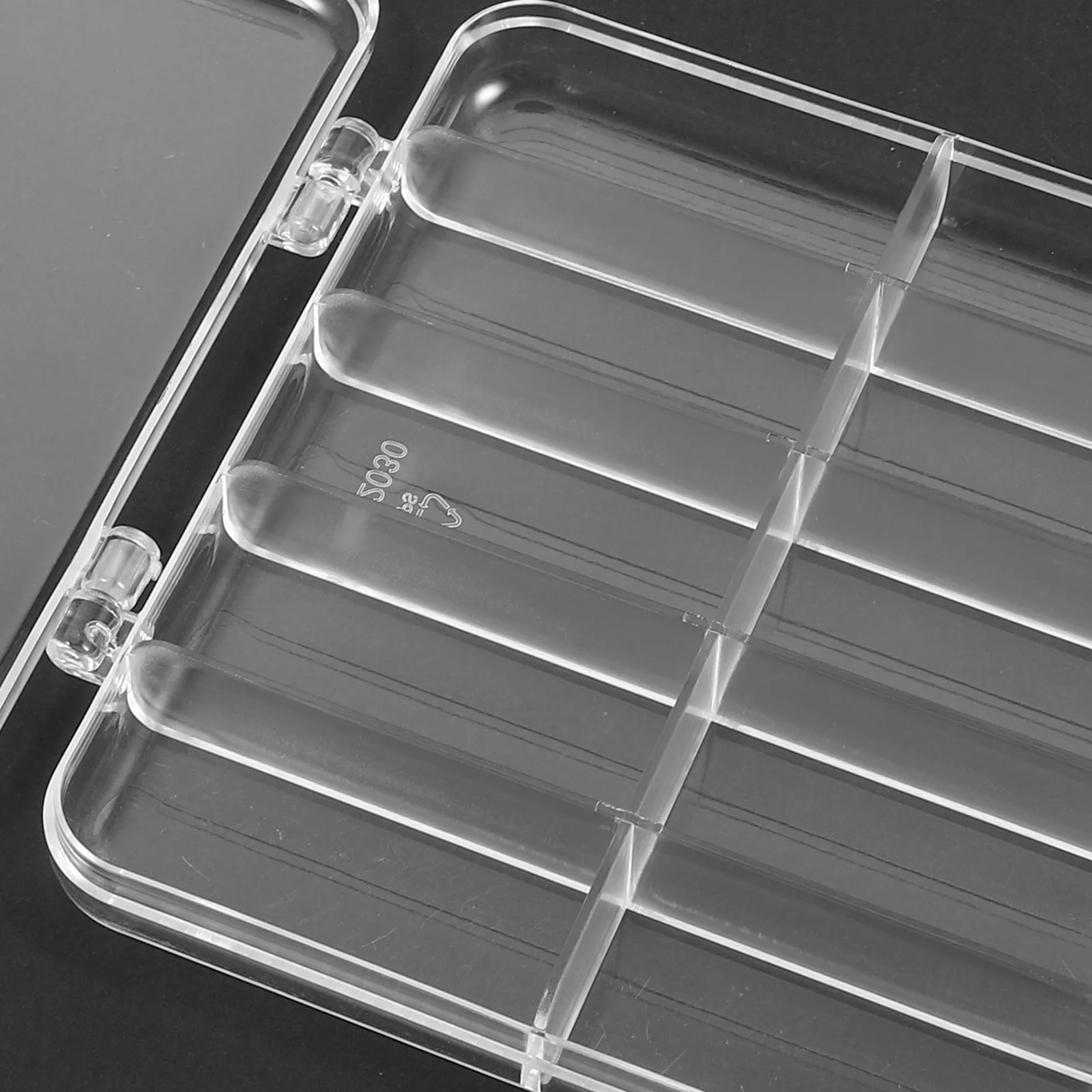 

2pcs 8-Grids Square Clear Beads Storage Small Parts Organizer Screw Boxes Diy Jewelry Divider Container Transparent Cover