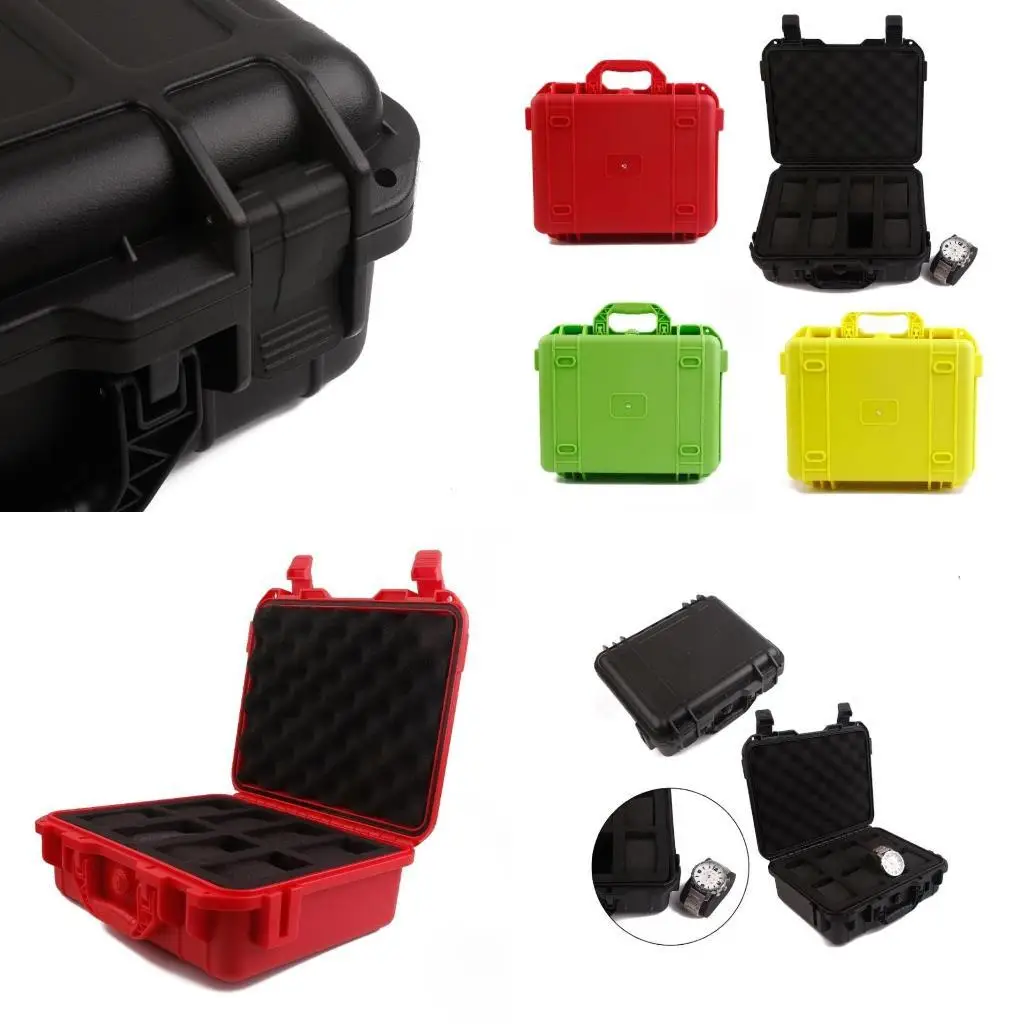 

31BB Vintage Plastic Watch Case Handmade Storage Box Travel for Watches