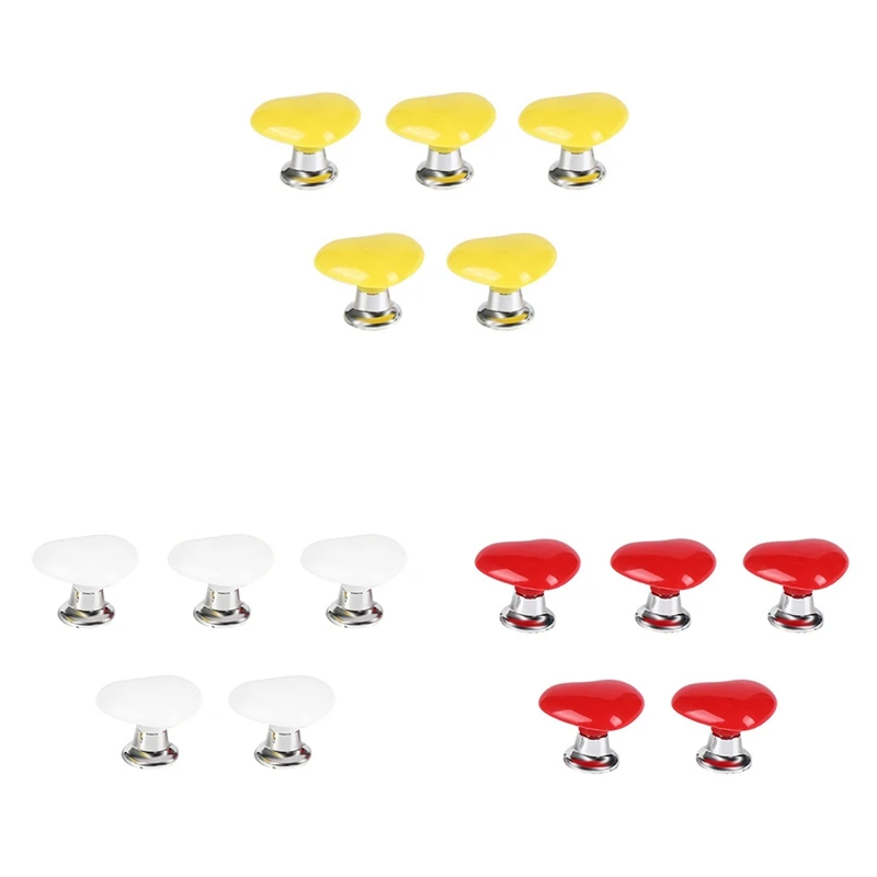 Kolu Tuvalet Basın Düğmesi Kalp Şeklinde Basın Tankı basmalı düğme Tuvalet Banyo Odası Dekor