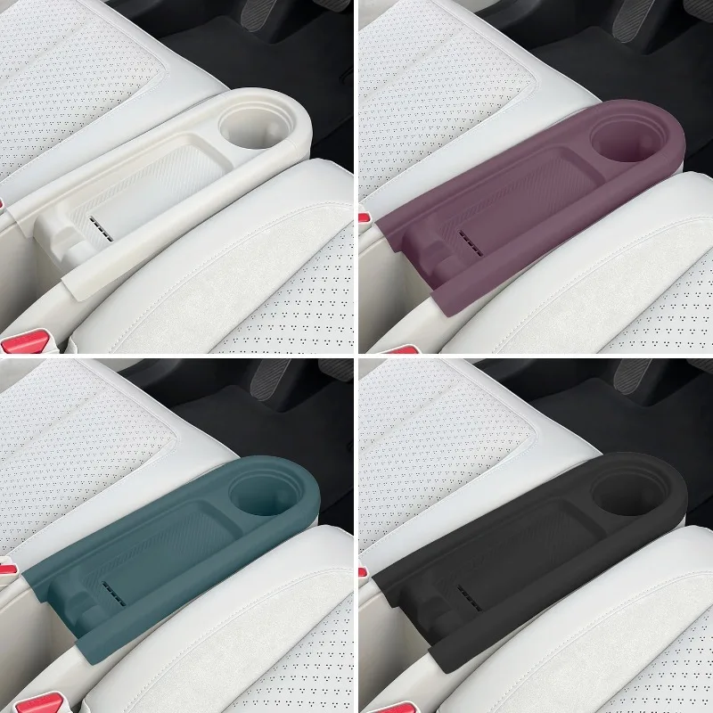All in One Anti Slip Cup Holder Mat Wireless Charging Pad and Console Protector Dustproof for NIO Firefly Interior Parts