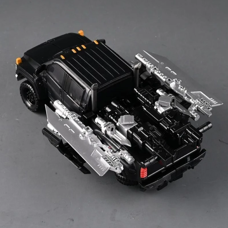 Robot transformador de 5 ''/17cm TW-1026 figura de acción de recogida negra niños coleccionar juguetes y ocio juguetes para niños vacaciones, regalos de cumpleaños