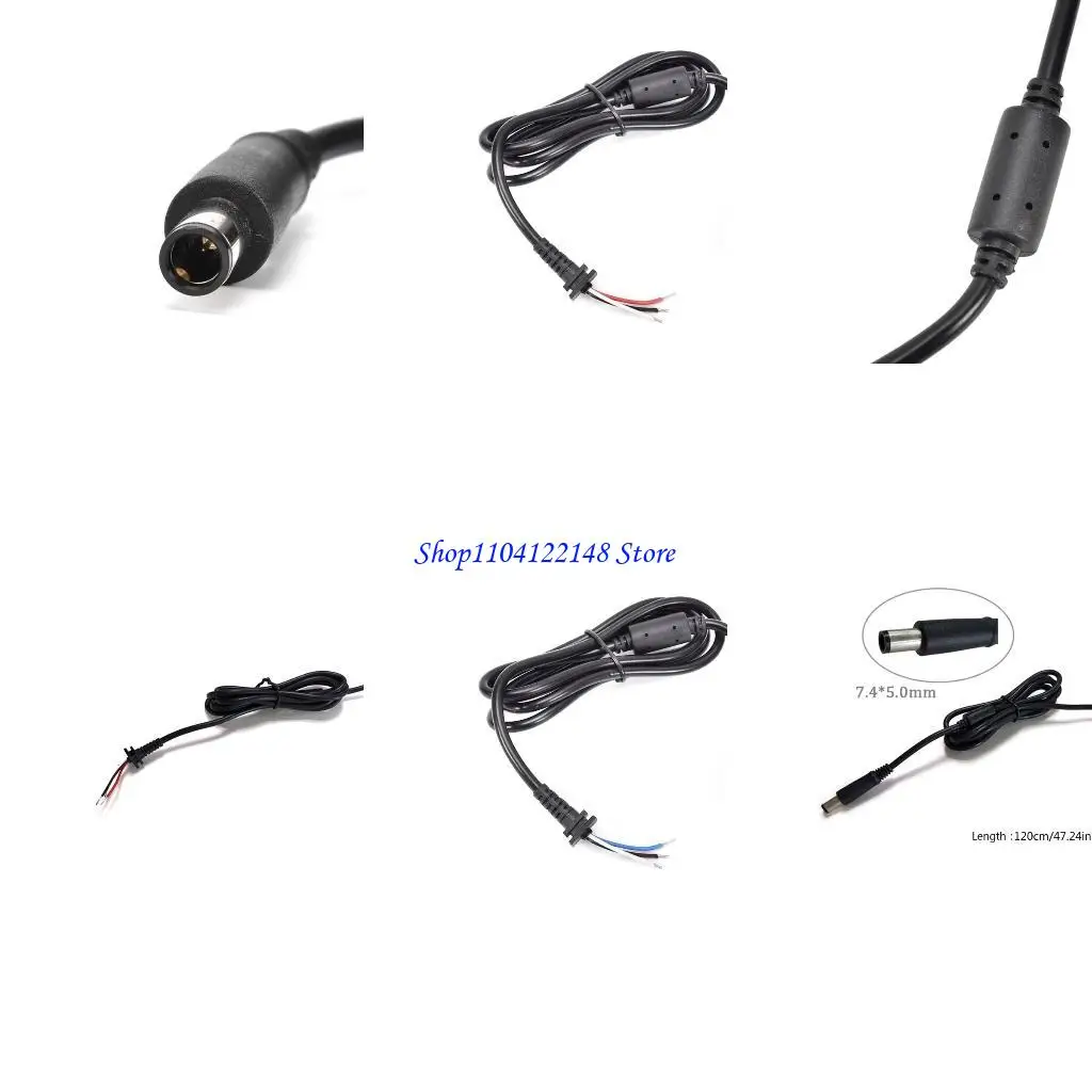 

P9FA Cable 7,4 мм x 5,0 мм мужской штекер Adapter Adapter Covertail Cable с иглой для Power Adapter Power Adapter