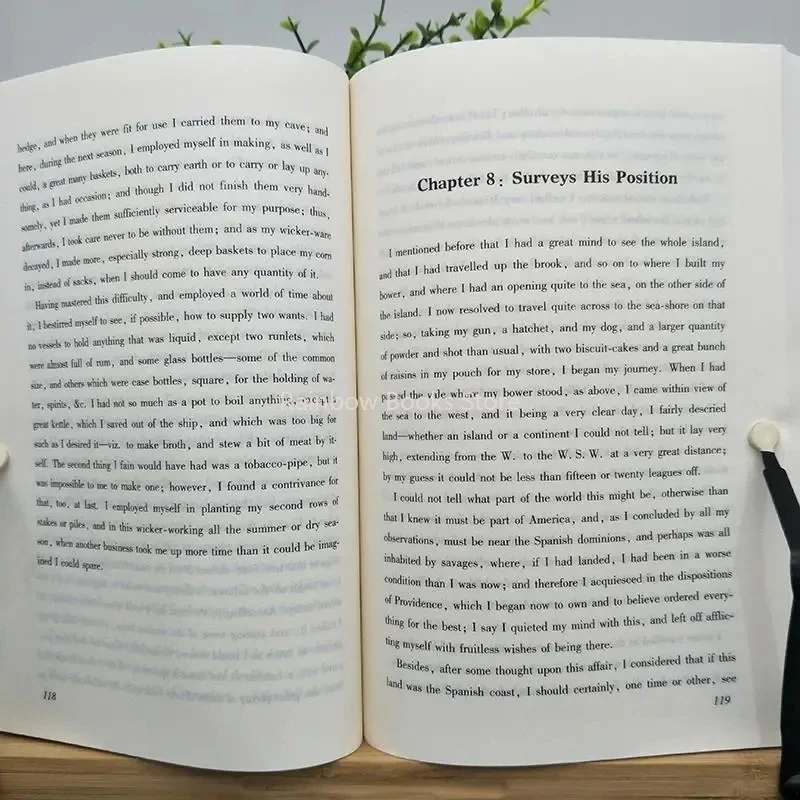 Robinson Crusoe: asli koleksi lengkap dari buku Inggris murni, dunia terkenal pekerjaan, sastra Novel membaca