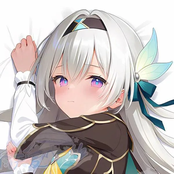 

Игровая аниме-подушка-дакимакура Honkai: Star Rail Firefly GIRL, чехол для подушки, подушка для отаку, постельное белье, рождественская игра