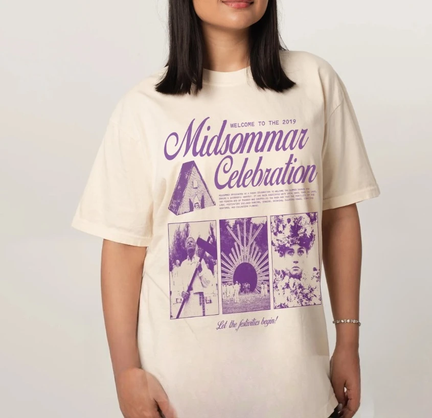 레트로 한여름 밤의 공포 기념 티셔츠: 재미있고 현대적인 공포 영화 티셔츠. 유니섹스, 고품질 순면