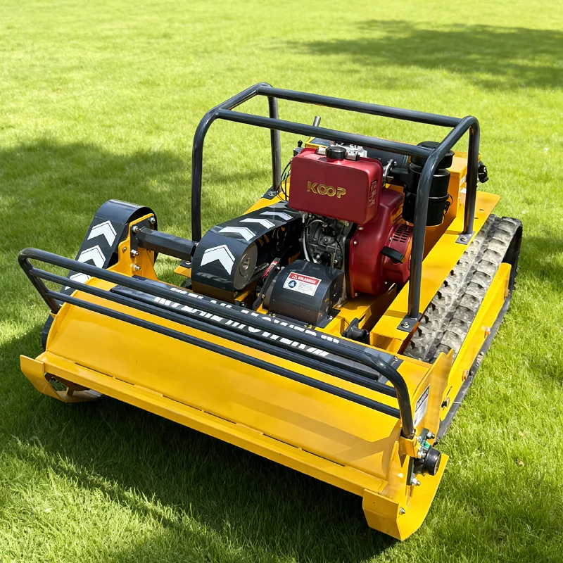 

Customized controlled multifunctional lawn mower, tracked orchard, hillside greenhouse, farm embankment weeding