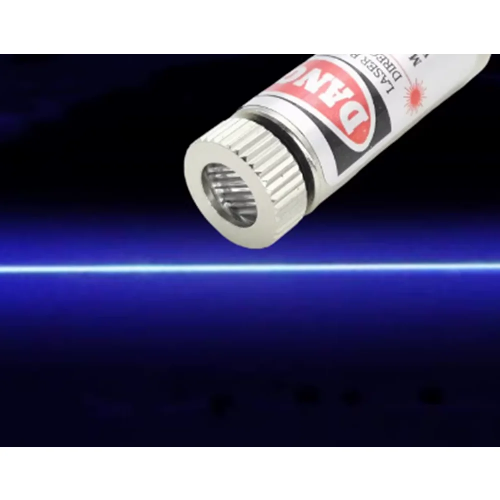 Module laser bleu focalisable 450 nm points/ligne/croix 50 mw