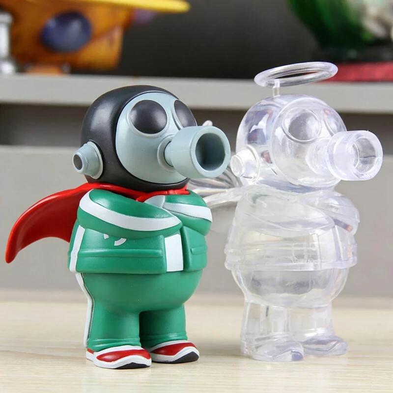 Figura de Anime de Dragon Ball, Autorretrato de Akira Toriyama, Versión Q, Mini Modelo Transparente de Toriyama, Juguete, Adorno de Escritorio, Regalo